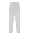 Brunello Cucinelli Cotton Sweatpants In White