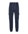 Brunello Cucinelli Drawstring Cotton Track Pants In Black
