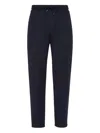 Brunello Cucinelli Drawstring-cuffed Track Pants In Blue