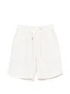 Brunello Cucinelli Drawstring Elasticated Shorts In Neutral