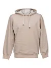 Brunello Cucinelli Drawstring-hood Cotton Hoodie In Neutral