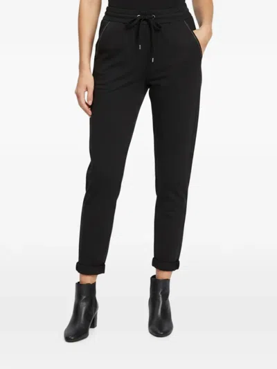 Pre-owned Brunello Cucinelli Drawstring Jersey Joggers In Black