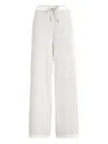 Brunello Cucinelli Drawstring Palazzo Pants In White