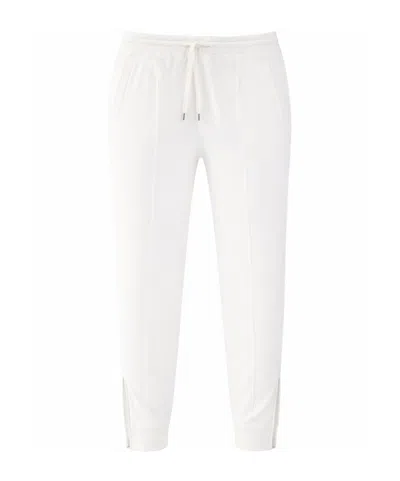 Brunello Cucinelli Drawstring Pants In White