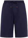Brunello Cucinelli Drawstring Shorts In Blue
