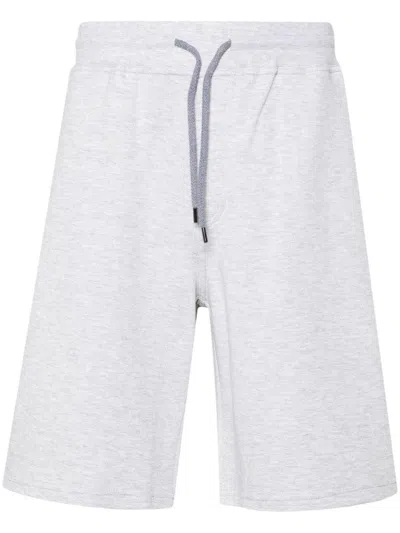 Brunello Cucinelli Drawstring Shorts In Gray