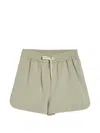 Brunello Cucinelli Drawstring Shorts In Green