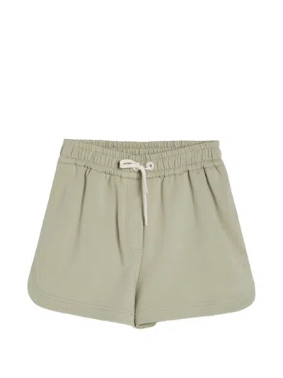 Brunello Cucinelli Kids' Drawstring Shorts In Green
