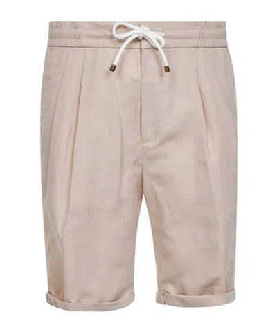 BRUNELLO CUCINELLI BRUNELLO CUCINELLI DRAWSTRING STRAIGHT-LEG SHORTS