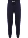 Brunello Cucinelli Men Cotton Blend Joggers In Blue