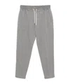 Brunello Cucinelli Drawstring Sweat Pants In Gray