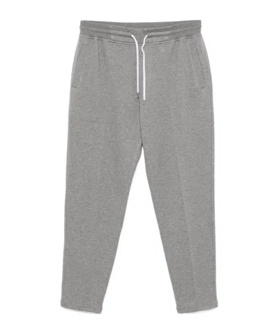 Brunello Cucinelli Drawstring Sweat Pants In Gray