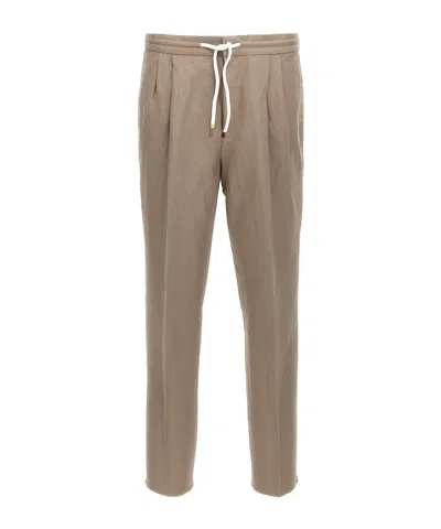 BRUNELLO CUCINELLI BRUNELLO CUCINELLI DRAWSTRING TAPERED LEG TROUSERS