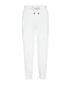 Brunello Cucinelli Drawstring-waist Tapered Track Trousers In White