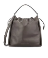 Brunello Cucinelli Logo-debossed Tote Bag In Black