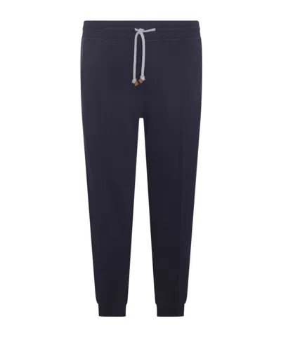 Brunello Cucinelli Drawstring Track Pants In Black