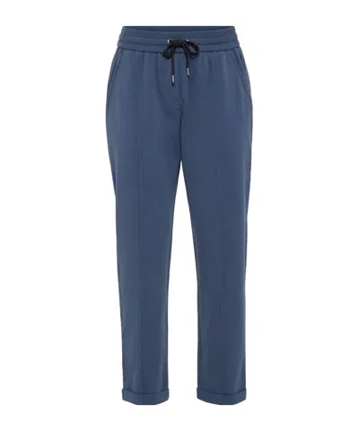 BRUNELLO CUCINELLI DRAWSTRING TRACK PANTS