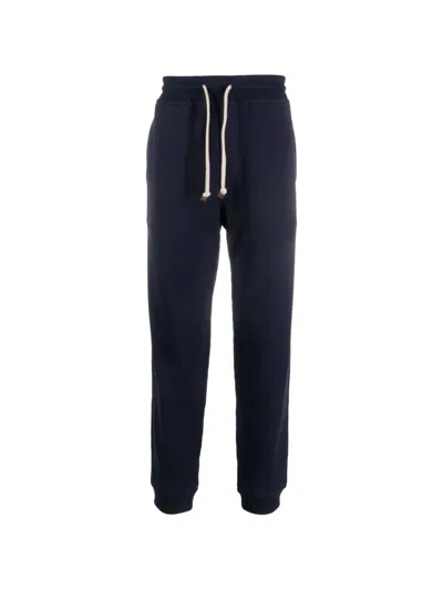 Brunello Cucinelli Drawstring Track Pants In Blue