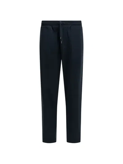 Brunello Cucinelli Cashmere Lounge Pants Back And Side Pockets In Black