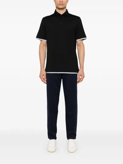Brunello Cucinelli Drawstring Track Pants In Blue