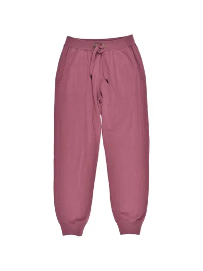 Brunello Cucinelli Drawstring Track Pants In Pink
