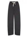 Brunello Cucinelli Double Jersey Track Trousers In Gray