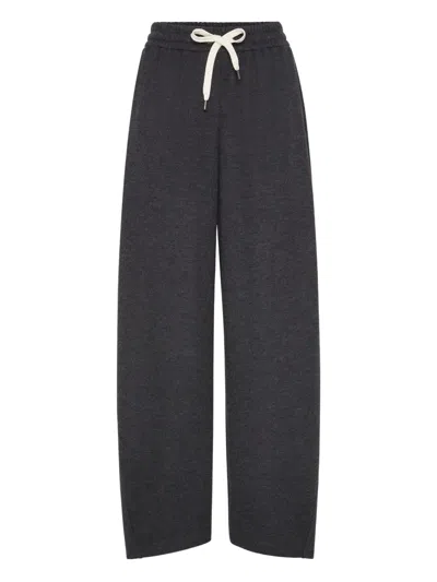 BRUNELLO CUCINELLI DRAWSTRING TRACK TROUSERS