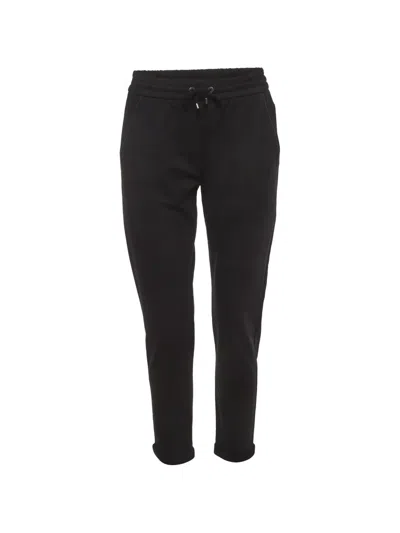 Pre-owned Brunello Cucinelli Drawstring Trousers In Black