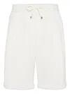 Brunello Cucinelli Drawstring-waist Bermuda Shorts
