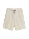 Brunello Cucinelli Drawstring-waist Bermuda Shorts In White