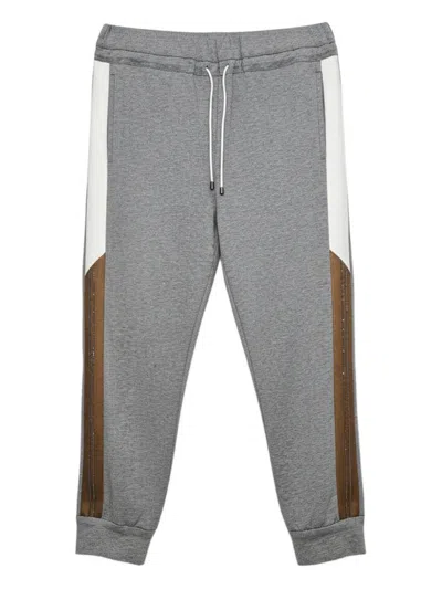 Brunello Cucinelli Drawstring-waist Track Pants In Gray