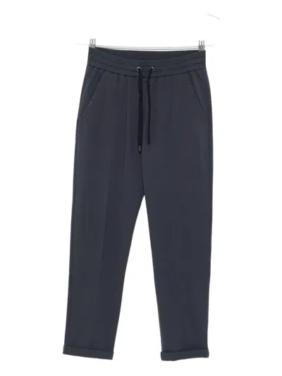 BRUNELLO CUCINELLI DRAWSTRING-WAIST TROUSERS