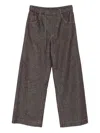 Brunello Cucinelli Drawstring-waist Trousers In Multi