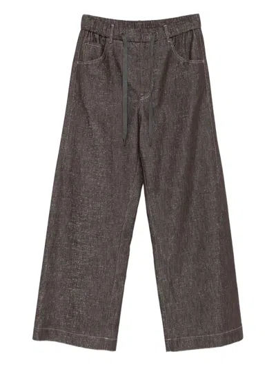 BRUNELLO CUCINELLI DRAWSTRING-WAIST TROUSERS