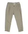 Brunello Cucinelli Drawstring-waistband Casual Trousers In Nude