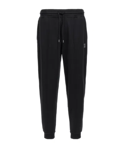 Brunello Cucinelli Drawstring-waistband Track Pants In Black