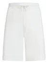Brunello Cucinelli Drawstring Zip-pocket Shorts In White