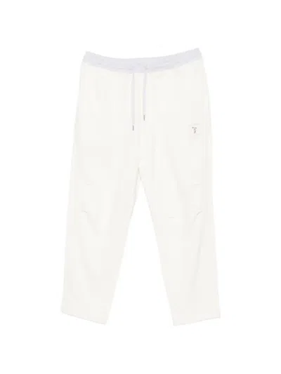 Brunello Cucinelli Drawstring-waist Track Pants In White