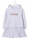 Brunello Cucinelli Dreamer Hoodie-dress In Grey