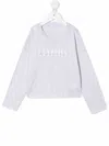 Brunello Cucinelli Dreamer Print Cotton Sweatshirt In Grey