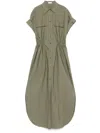 Brunello Cucinelli Women Cotton Techno Chemisier Dress