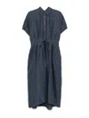 Brunello Cucinelli Dress In Blue
