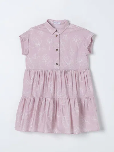 Brunello Cucinelli Dress  Kids Color Pink