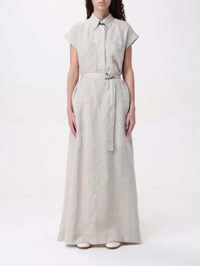 BRUNELLO CUCINELLI DRESS BRUNELLO CUCINELLI WOMAN COLOR BEIGE,G50099022