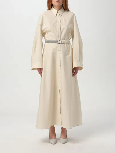 Brunello Cucinelli Dress  Woman Color Beige