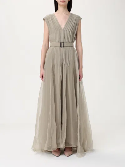 Brunello Cucinelli Dress  Woman Color Beige In Sand