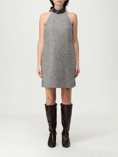 BRUNELLO CUCINELLI DRESS BRUNELLO CUCINELLI WOMAN COLOR BROWN,H30350032