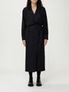 Brunello Cucinelli Wrap-effect Midi Shirt Dress In Black