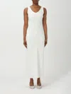 Brunello Cucinelli Dress  Woman Color White In White
