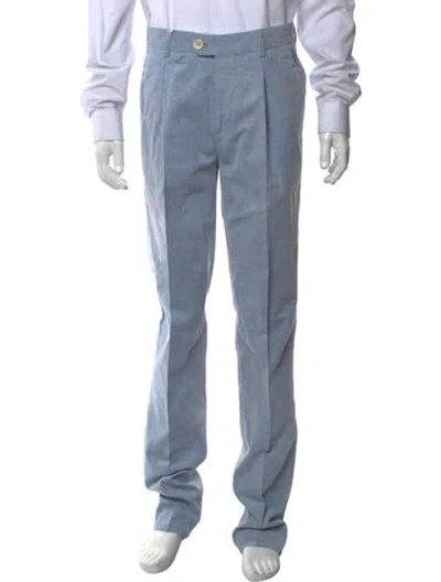 Pre-owned Brunello Cucinelli Dress Pants W/ Tags In Blue